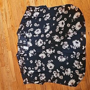 Maurices 3x zipper back blouse NWT